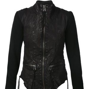 Women’s Greg Lauren Lambskin Cashmere Jacket